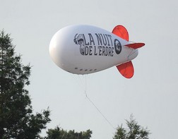 Un ballon dirigeable pour le festival LNDE : La Nuit de l'Edre