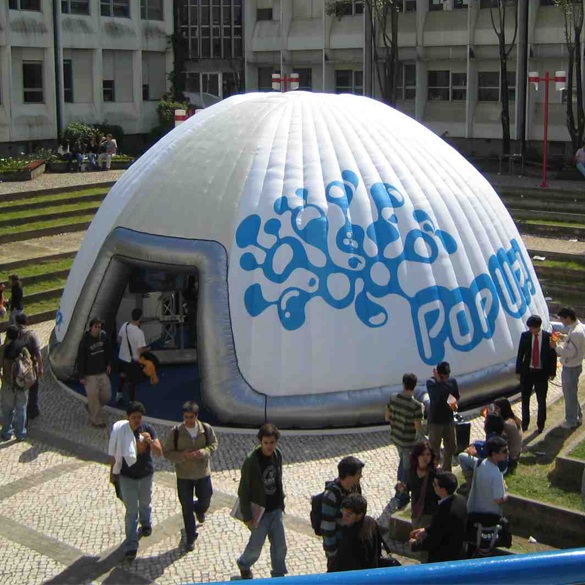 Un igloo gonflable pour Microsoft