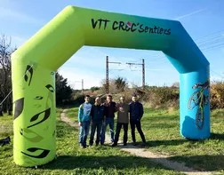 Arche gonflable pour l'Asso Croc Sentiers