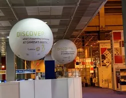 Des ballons géant à l'hélium pour Gamesa