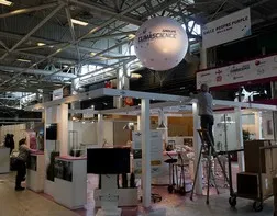 Ballon hélium sur le stand du groupe Climascience