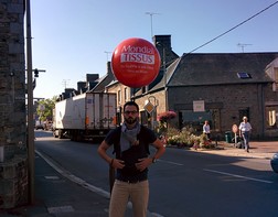 Ballon portatif avec un sac à dos : mondial tissus