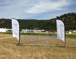 Des orfilammes publicitaires pour Arvalis , évenement JA