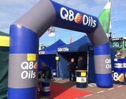 Arche gonflable pour Q8 Oils
