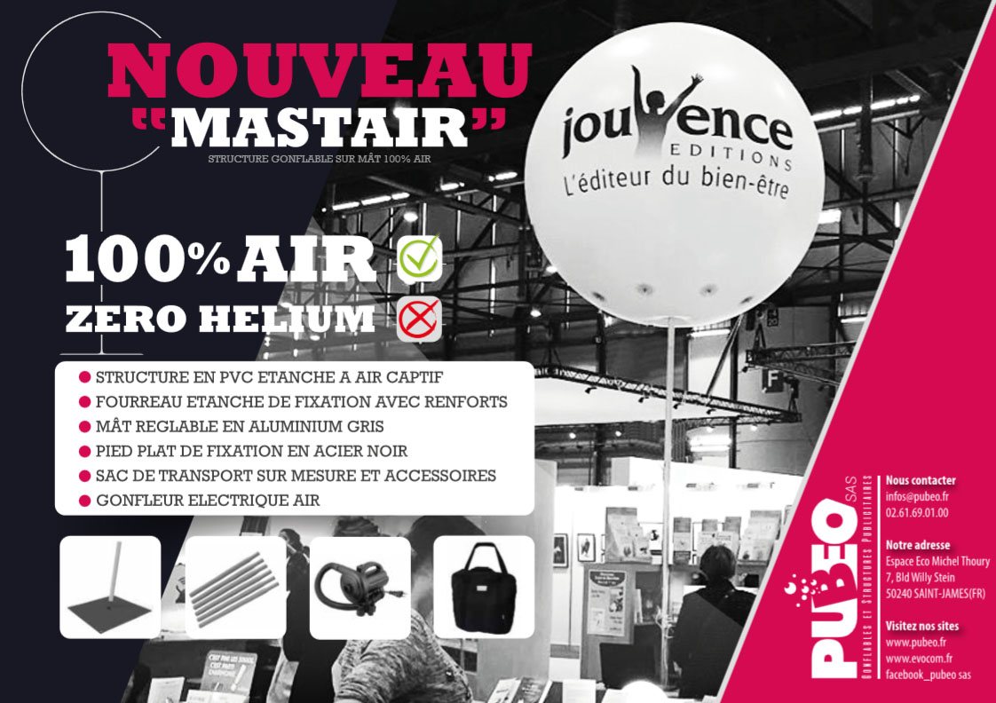 Mastair : un ballon géant sans hélium