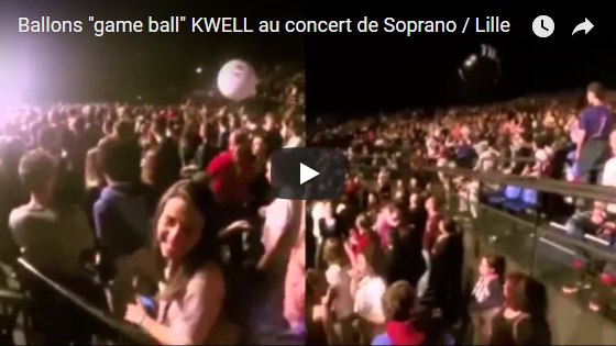 Ballon foule Kwell concert de Soprano