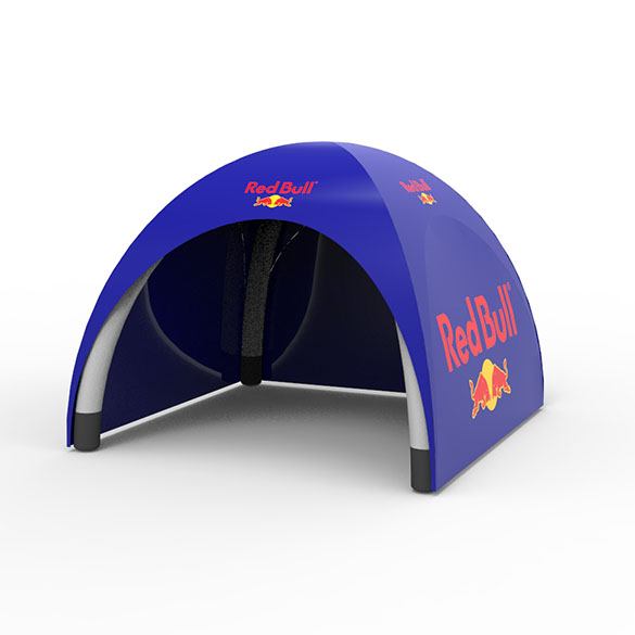 Tente gonflable autonome pour Redbull