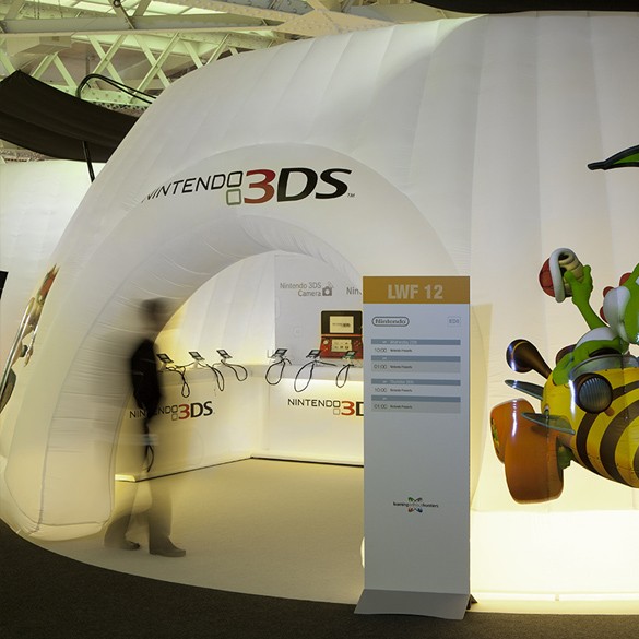 Un dome gonflable pour Nintendo