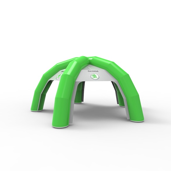 Exemple 3D d'une Tente pour Skoda